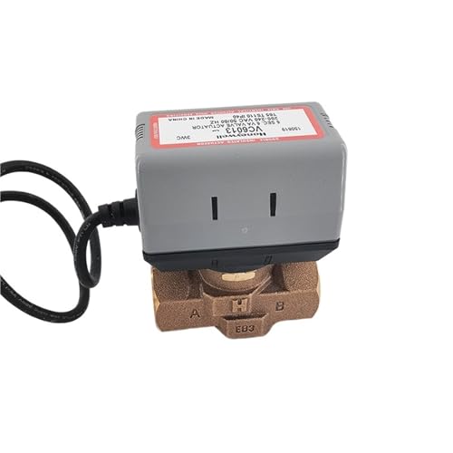 1pc Zwei-Wege-motorisierte Kugelhahn Messing VC6013 / VC4013 16bar 1 "Fan-Coil Elektrische AC220V(VC6013) von KCTRELTQS