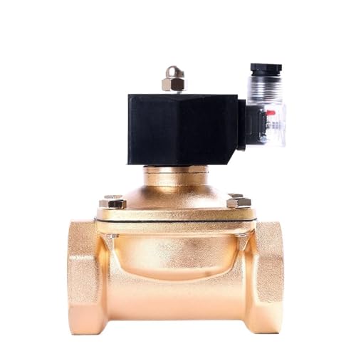 2 "Magnetventil Stromlos Geschlossen Messing IP65 Wasserdicht 24VAC 220VAC 24VDC 12VDC Magnetventil for Wasser Gas Öl(G_24VDC_VITON-SEAL) von KCTRELTQS