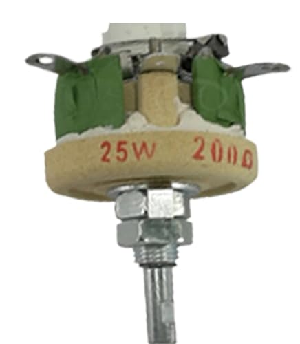 5Pcs Wire Wrap Load Variable Disk Potential Widerstand BCI-25W50R100R200R300R Disc Keramik Disk Widerstand(8) von KCTRELTQS