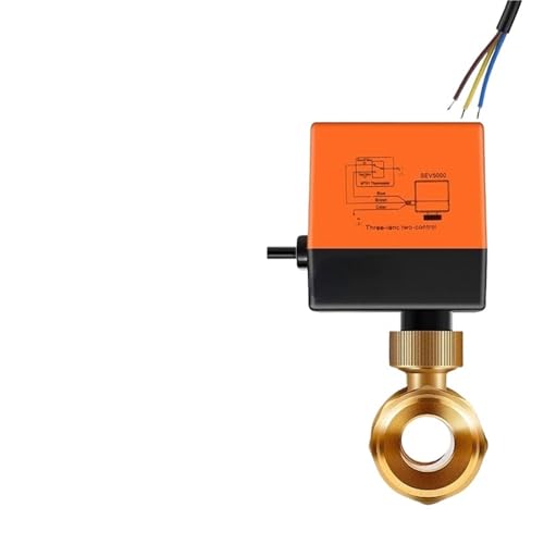 AC220V DC12V 24V Messing Elektro Gewinde Kugelhahn DN15 DN20 DN25 DN32 DN40 2-Wege 3-Draht Magnet Wasserventil(DN40,24V_3 WAY) von KCTRELTQS
