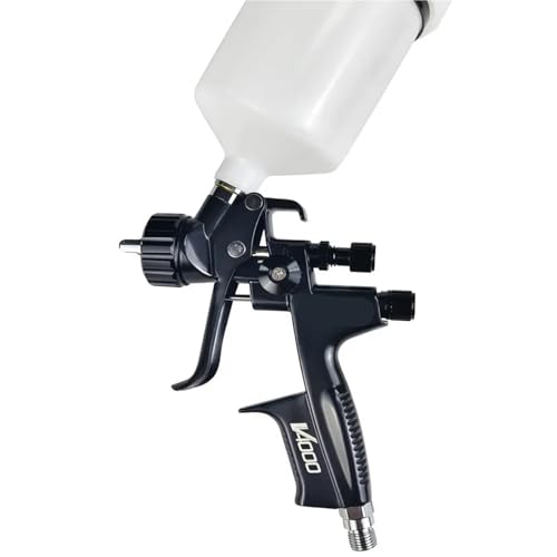 Geformte Plum Blossom Gap Düse HVLP 1,3mm Hohe Zerstäubung Spray Automobil Blech Möbel Farbe Spray(Red) von KCTRELTQS