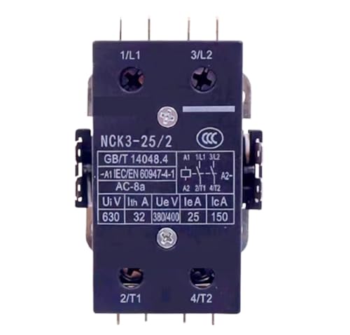 KCTRELTQS 1pc Ac Schütz for Klimaanlage NCK3-25/2 25A 220V NCK3-32/2 32A 220V NCK3-25/101 NCK3-25/1 40A NCK3(NCK3-40A-101 220V) von KCTRELTQS