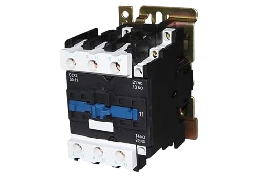KCTRELTQS AC-Schütz 3-Phasen CJX2-4011 40A CJX2-5011 50A CJX2-6511 65A Silberpunkt-Kupferspulen 24V 36V 110V 220V 380V(CJX2-6511 1NO 1NC,220V) von KCTRELTQS