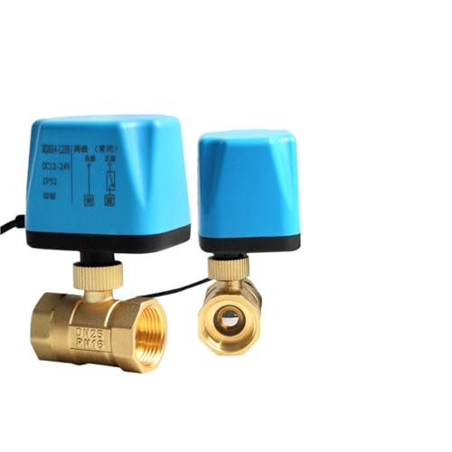 Motorisierter Kugelhahn Messing 2-adrig Power-Off-Reset 8 N·m 220 V 110 V 24 V 12 V AC/DC Alternatives elektrisches Magnetventil(1-1/4",110VAC_NORMALLY CLOSED) von KCTRELTQS