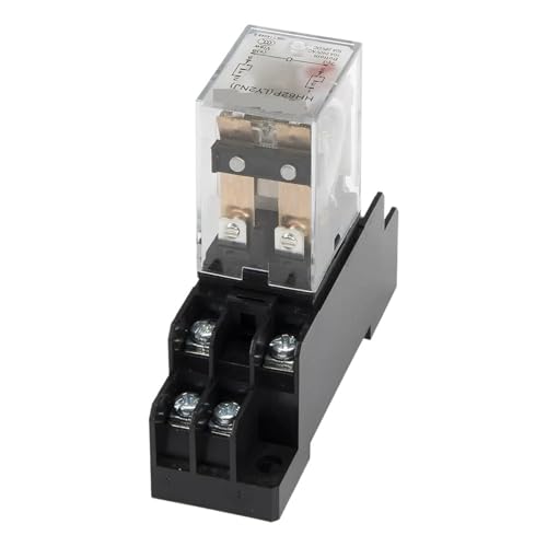 10 teile/los JQX-13FL led-anzeige elektromagnetische relais mit sockel basis LY2 HH62P serie AC 220V 110V DC 24V 12V LY2NJ HH62PL(110VAC) von KCUWRTVRK