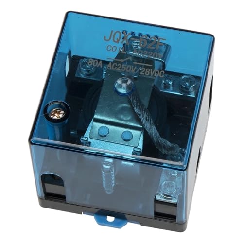JQX-62F elektromagnetisches Relais SPDT Hochleistungsrelais JQX-62F-1Z AC 220 V DC 24 V 12 V(80A,Silver alloy 24VDC) von KCUWRTVRK