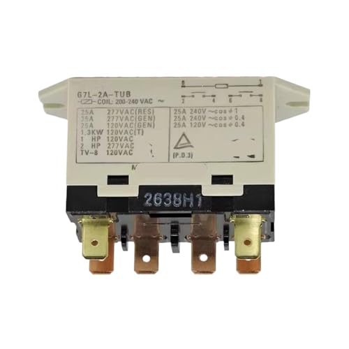 Leistungsrelais für Klimaanlage, Haushaltsgeräte, Gruppe 2, normalerweise offen, 6-polig, G7L-2A-TUB-24VDC G7L-2A-TUB-200-240 VAC (24 VDC) von KCUWRTVRK