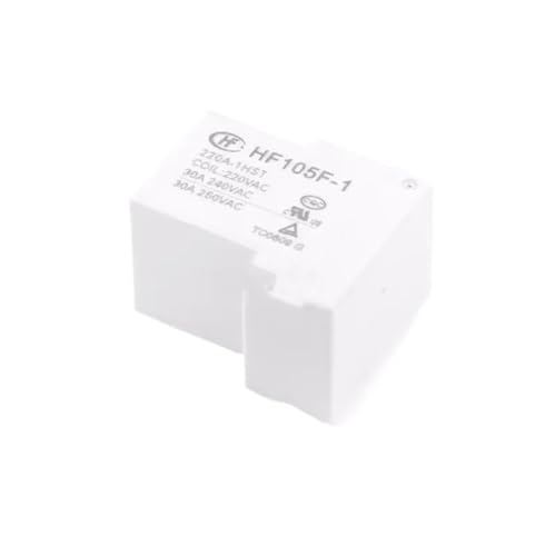 Relais HF105F-1-220A-1HST HF105F 1 220A 1HST HF105F1220A1HST 220V 30A 4PIN relais(5PCS) von KCUWRTVRK