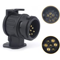 13- auf 7-poliger Anhängeradapter, 13-poliger 7-poliger Anhängerstecker für Auto, Wohnmobil, Wohnwagen, Fahrradträger 13- auf 7-poliger Anhängeradapter, 13-poliger 7-poliger Anhängerstecker für Auto, Wohnmobil, Wohnwagen, Fahrradträger von KCVV