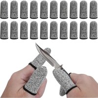 20er-Pack Fingerlinge, Schnittschutz, für Küche, Arbeit, Schnitzen, rutschfest, wiederverwendbar von KCVV
