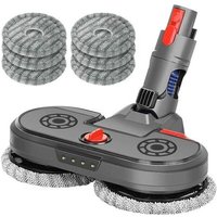 Elektrischer Wischmopp-Aufsatz für Dyson V15 V11 V10 V8 V7, Wischmopp-Aufsatz mit eingebautem Wassertank, LED-Licht, waschbarer Wischmopp von KCVV