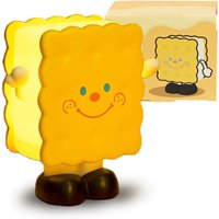 Kcvv - Süßes Biscuit-Touch-Nachtlicht, per usb wiederaufladbares LED-Nachtlicht, einstellbares weiches Licht für das Schlafzimmer, Schlafbegleiter, von KCVV