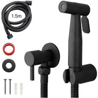 Kcvv - Schwarz Handheld Bidet Sprayer Toilette Wasserhahn Edelstahl Kaltes Badezimmer Shattaf Ventil Jet Set Kcvv - Schwarz Handheld Bidet Sprayer Toilette Wasserhahn Edelstahl Kaltes Badezimmer Shattaf Ventil Jet Set von KCVV