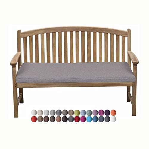 KCYXSMAX Bankauflage Bankkissen Bankpolster für Gartenbank 120x50x5cm Sitzauflage Polsterauflage mit abnehmbarem Bezug für Outdoor Bank Hollywoodschaukel Terrasse Küche Esstisch von KCYXSMAX