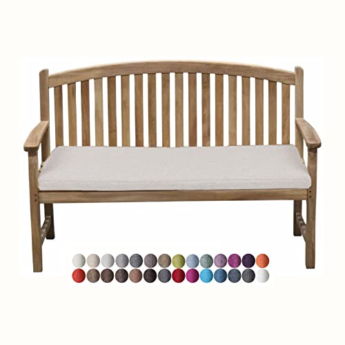 KCYXSMAX Bankauflage Bankkissen Bankpolster für Gartenbank 140x50x5cm Sitzauflage Polsterauflage mit abnehmbarem Bezug für Outdoor Bank Hollywoodschaukel Terrasse Küche Esstisch von KCYXSMAX