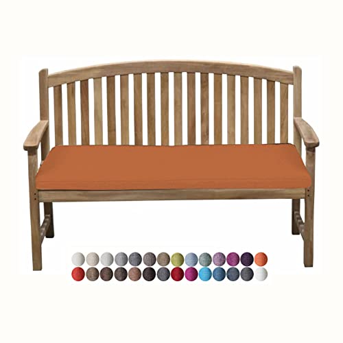 KCYXSMAX Bankauflage Bankkissen Bankpolster für Gartenbank 170x50x5cm Sitzauflage Polsterauflage mit abnehmbarem Bezug für Outdoor Bank Hollywoodschaukel Terrasse Küche Esstisch von KCYXSMAX