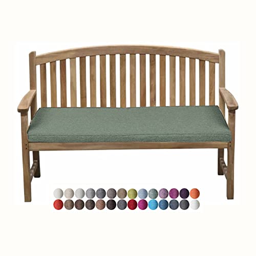 KCYXSMAX Bankauflage Bankkissen Bankpolster für Gartenbank 180x50x5cm Sitzauflage Polsterauflage mit abnehmbarem Bezug für Outdoor Bank Hollywoodschaukel Terrasse Küche Esstisch von KCYXSMAX