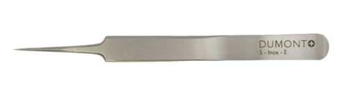 Dumont Präzisions-Pinzette für Uhrmacherei, Feinmechanik, Schmuck, Edelstahl, poliert, hergestellt in der Schweiz, Nr. 5 von KD89