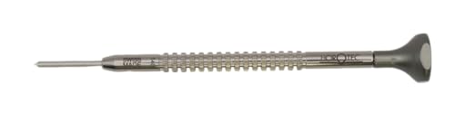 Horotec MSA01.214 - Uhrmacher-Schraubendreher, Körper und Bohrer in T-Form aus Edelstahl, kugelgelagerter Aluminiumkopf, Made in Swiss (1,40mm) von KD89