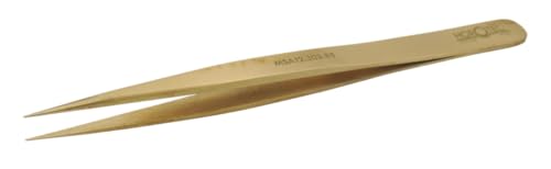 KD89 Horotec MSA12.303 Präzisions-Pinzette für Uhrmacherkunst aus Messing, hervorragende Verarbeitung, Made in Switz, verschiedene Größen zur Auswahl (12.303-B5) von KD89