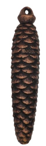 KD89 Gewichte für Kuckucksuhr – handwerkliche Herstellung in Deutschland, aus Gusseisen und Form von Tannenzapfen (1000 g) von KD89
