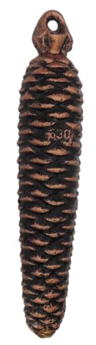 KD89 Gewichte für Kuckucksuhr – handwerkliche Herstellung in Deutschland, aus Gusseisen und Form von Tannenzapfen (630 g) von KD89