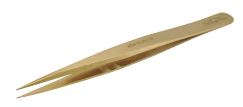 KD89 Horotec MSA12.303 Präzisions-Pinzette für Uhrmacherkunst aus Messing, hervorragende Verarbeitung, Made in Switz, verschiedene Größen zur Auswahl (12.303-S5) von KD89