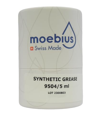 Moebius Synthetische Fette und Öle für die Feinmechanik - Swiss Made - für Uhren, Pendel, Uhren, Chronographen (9504 Blau) / 5 ml von KD89