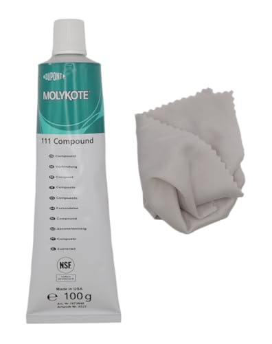 Molykote 111 - Schmiermittel für Ventile, Armaturen, Uhrmacherei, Abdichtung für Druck- und Vakuumsysteme, hervorragende Abdichtung für Schiffsgeräte, chemikalienbeständig von KD89