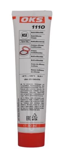 OKS 1110 Multifunktionales Silikonfett wasserbeständig Langzeitstabilität EPDM kompatibel wirksam für Kunststoffteile farblos geruchsneutral von KD89
