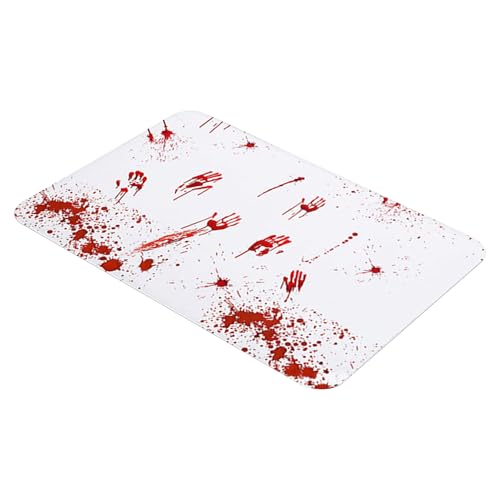 KDAMGOQE Blood Bad Matte gruselige Bluthandhand-Halloween-Badematte Polyester Weiche Wasserabsorptions KDAMGOQE Blood Bad Matte gruselige Bluthandhand-Halloween-Badematte Polyester Weiche Wasserabsorptions von KDAMGOQE