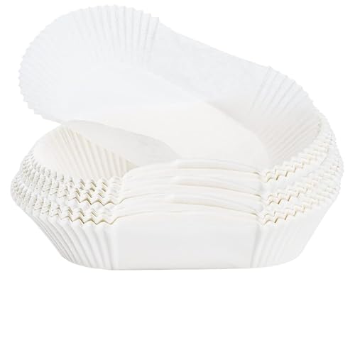 Laib Pan Liner 80pcs 7, 5 x 3, 5 x 2, Zoll Pergamentpapier Brotpfanne nicht hitzebeständig für das Backen, weiß von KDAMGOQE