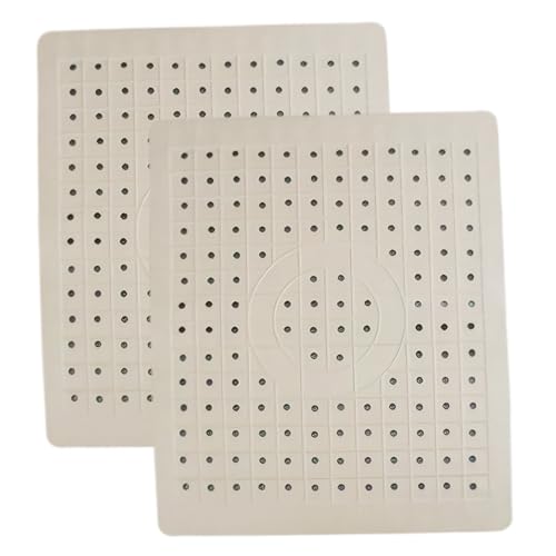 Sink Matte, 2pcs Küchenspüle Beschützer, 12 x 10 Zoll Nicht-Schlupf-Gummi-Matte mit schnellem Raster für das Home Cafe Restaurant von KDAMGOQE