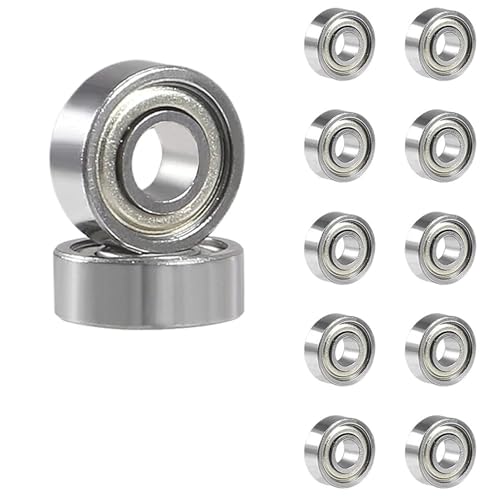 10 Stück 694ZZ 105ZZ 623ZZ 693ZZ doppelt geschirmte Kugellager, doppelseitige tiefe Rillenlager aus Kohlenstoffstahl (623ZZ) von KDCYFEZYI