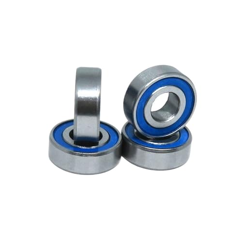 10 stücke MR125 Lager 5x12x4mm Mini Miniatur Lager MR125-2RS MR125RS 5 * 12 * 4 Rillenkugellager(MR126-2RS 6x12x4mm) von KDCYFEZYI