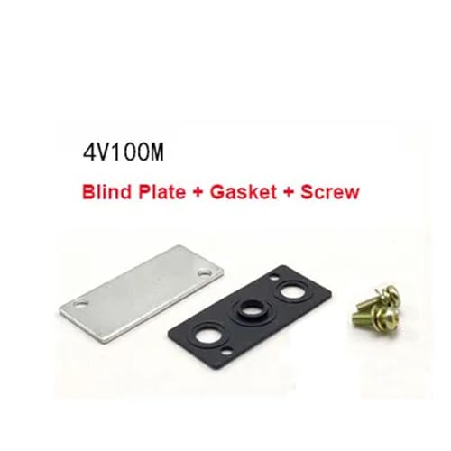 10 stücke Magnetventil Basis Dichtung Schienen Gummi Pad Verteiler Blind Platte Schraube 4V100M 4V200M 4V300M 4V400M 4V1104V2104V3104V410(4V100M) von KDCYFEZYI