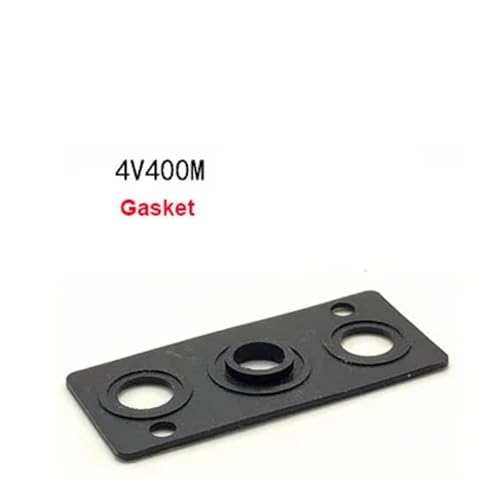 10 stücke Magnetventil Basis Dichtung Schienen Gummi Pad Verteiler Blind Platte Schraube 4V100M 4V200M 4V300M 4V400M 4V1104V2104V3104V410(4V400M-Gasket) von KDCYFEZYI