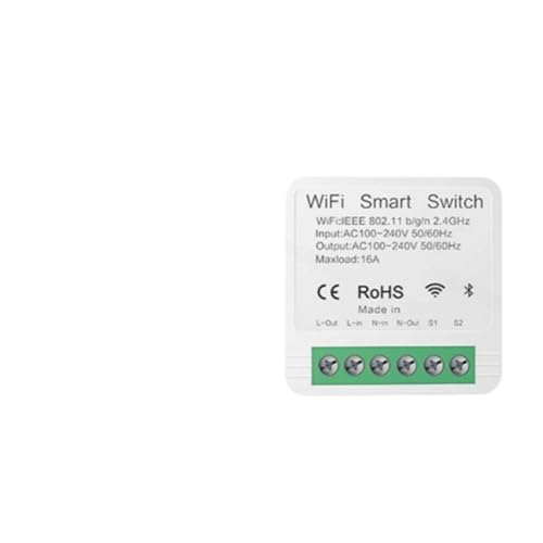 16A Smart EWelink APP WiFi Schalter Mini 2-Weg DIY Schalter Circuit Breaker Timer Modul Unterstützung Alexa Google Home Alice(Zigbee) von KDCYFEZYI