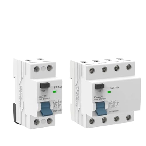 2P Fehlerstromschutzschalter FI-Schutzschalter RCD 30mA 300mA 4P Fehlerstromschutzschalter 25A 40A FI-Schutzschalter Typ AC(2,63A 30mA) von KDCYFEZYI