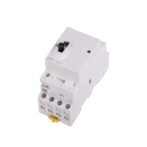 4P 25A 220V/230V 50/60HZ Din-schiene Haushalt AC Modulare Schütz mit Manuelle Steuerung Schalter 4NO oder 2NO 2NC oder 4NC(4NC) von KDCYFEZYI