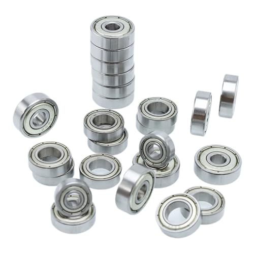 5 Stück Miniatur-Kugellager 608ZZ 1x3x1 3x7x3 4x7x2,5 4x8x3 5x8x2,5 5x10x4 Kufen für RC Auto Kleine Größe Kohlenstoffstahl Tiefkellager (ID 4x11x4) von KDCYFEZYI