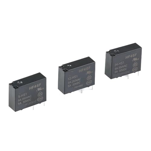 5PCS/lot 5V 12V 24V Power Relays HF46F-005-HS1 HF46F-012-HS1 HF46F-024-HS1 5-HS1 12-HS1 24-HS1 5A 250VAC 4PIN(12V) von KDCYFEZYI