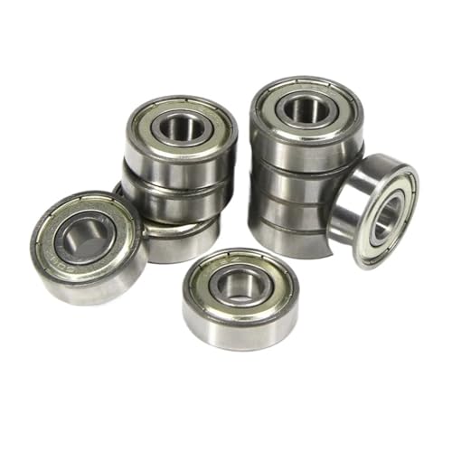 608Z 608ZZ ABEC-7 Rillenkugellager 8x22x7mm Mini Kohlenstoffstahl Kugellager für Skateboard und Roller Teile für 3D-Drucker (80pcs) von KDCYFEZYI