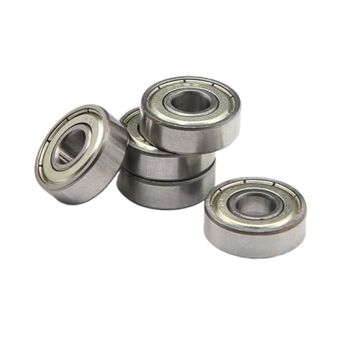 608Z 608ZZ Rillenkugellager, 8 x 22 x 7 mm, ABEC-7, Mini-Kugellager aus Kohlenstoffstahl für Skateboards, Roller, 3D-Drucker, 100 Stück von KDCYFEZYI