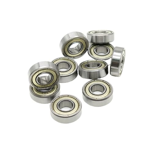 698ZZ 8x19x6mm Lager, Rillenkugellager 8 * 19 * 6mm Lager(10Pcs) von KDCYFEZYI