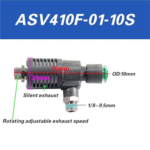 ASV310F-01-06S cylinder rapid exhaust silencing 410F-02-08 throttle valve 510F-03-10 air conditioning(ASV410F-01-10S) von KDCYFEZYI