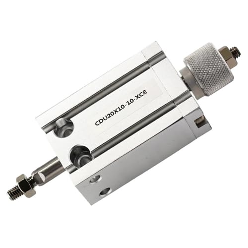 CDU10/16 * 10-20-50-10/20/30-XC8 Adjustable Stroke Single Rod Double Acting Small Pneumatic Cylinder(CDU16X40-30-XC8) von KDCYFEZYI