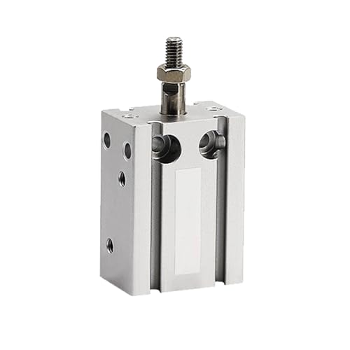CDU6/10/16/20/25/32 Pneumatic Free Installation Aluminum Square Cylinder CDU32D*10DX20DX25DX30DX40DX50D(Stroke 20mm,CDU16 (Bore 16mm)) von KDCYFEZYI
