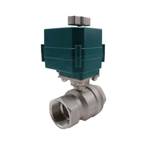 CTF001 Manuelles und automatisches kompaktes elektrisches Zweiwege-Industrieventil mit hohem Drehmoment aus Edelstahl DN40(CR03:DC9-35V) von KDCYFEZYI