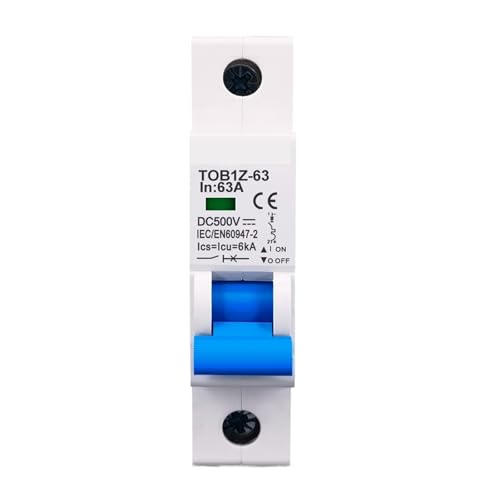 DC MCB 6KA 1P 500V Mini-Leistungsschalter 3A 6A 10A 16A 20A 25A 32A 40A 50A 63A Y-Anschluss(20A) von KDCYFEZYI